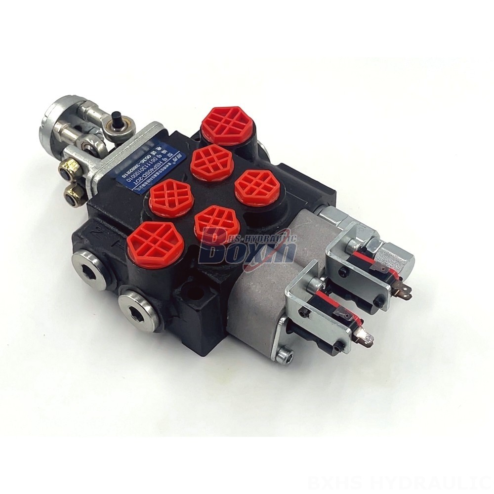 Unbeatable Prices: Factory Wholesale Pricing for P40 Micro Switch Joystick 2 Spool Monoblock Directional Valves detail image